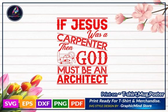 Architect T Shirt Design Lettering for Graphics & Crafts