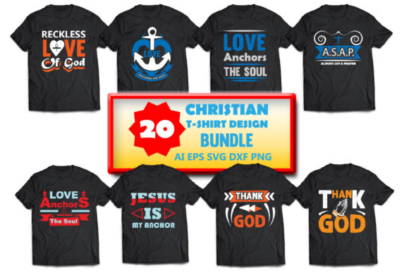 Christian T-Shirts Design Bundle Review