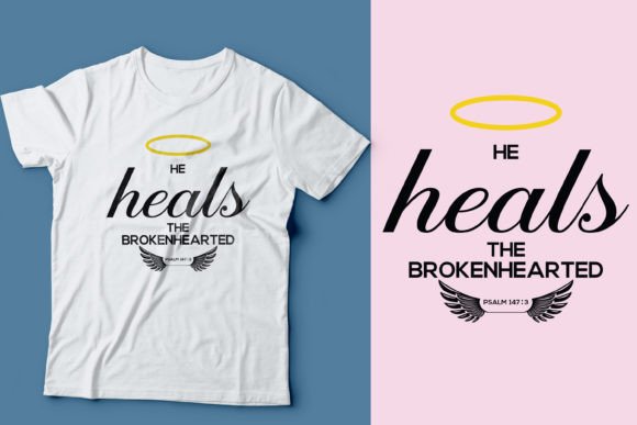 He Heals the Broken Hearted Jesus Shirt Graphics Review