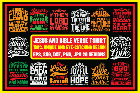 Jesus Bible Verse Tshirt Design Bundle Review