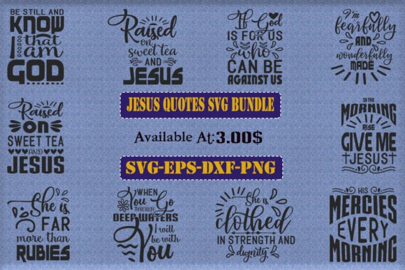 Jesus Quotes SVG Designs Bundle Review