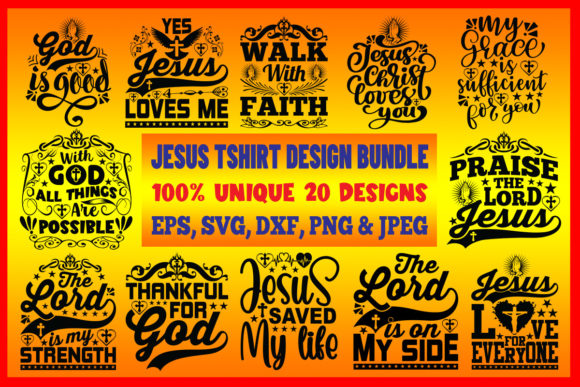 Jesus T-shirt Design Bundle: Branding Bundles Review