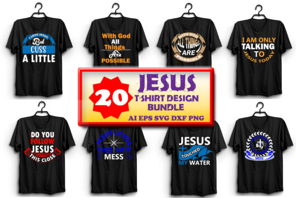 Printable Jesus T-Shirts Design Bundle Review