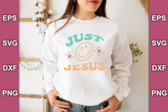 Retro Christian Quotes Graphics for T-Shirt Designs